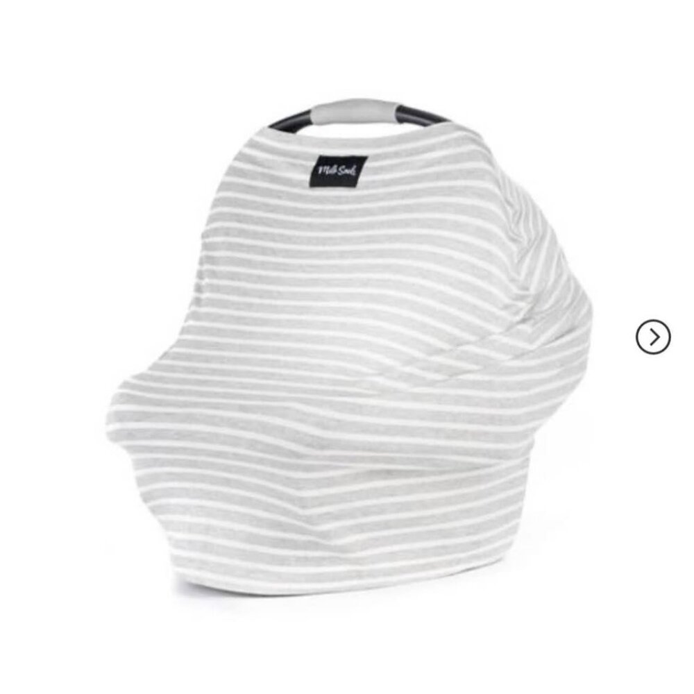 NWOT Milk Snob Nursing Cover/Baby Car Seat Canopy in Heather Stripe
